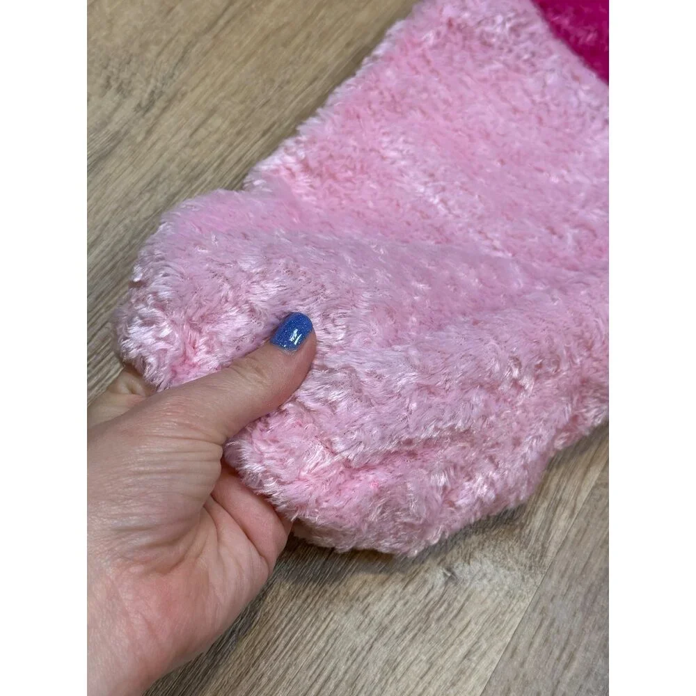 Vintage Y2K Disney Store Piglet Costume Fuzzy Plush Pink Hooded 24M